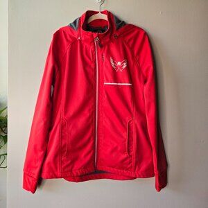 Washington Capitals NHL Red Hooded Jacket L/G By G-III Sports